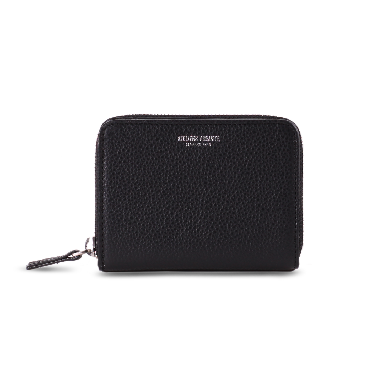 Madeleine Wallet - Black Smooth Leather – Ateliers Auguste