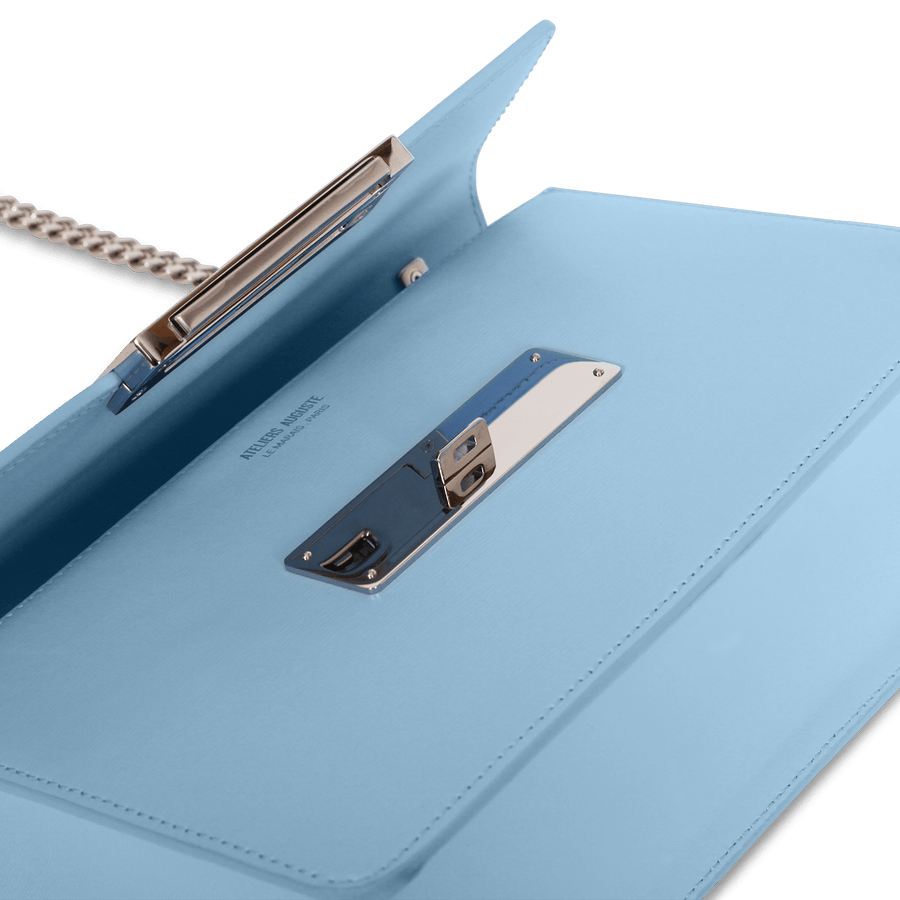 Alma Silver Edition - Cuir Box Bleu Clair Ateliers Auguste