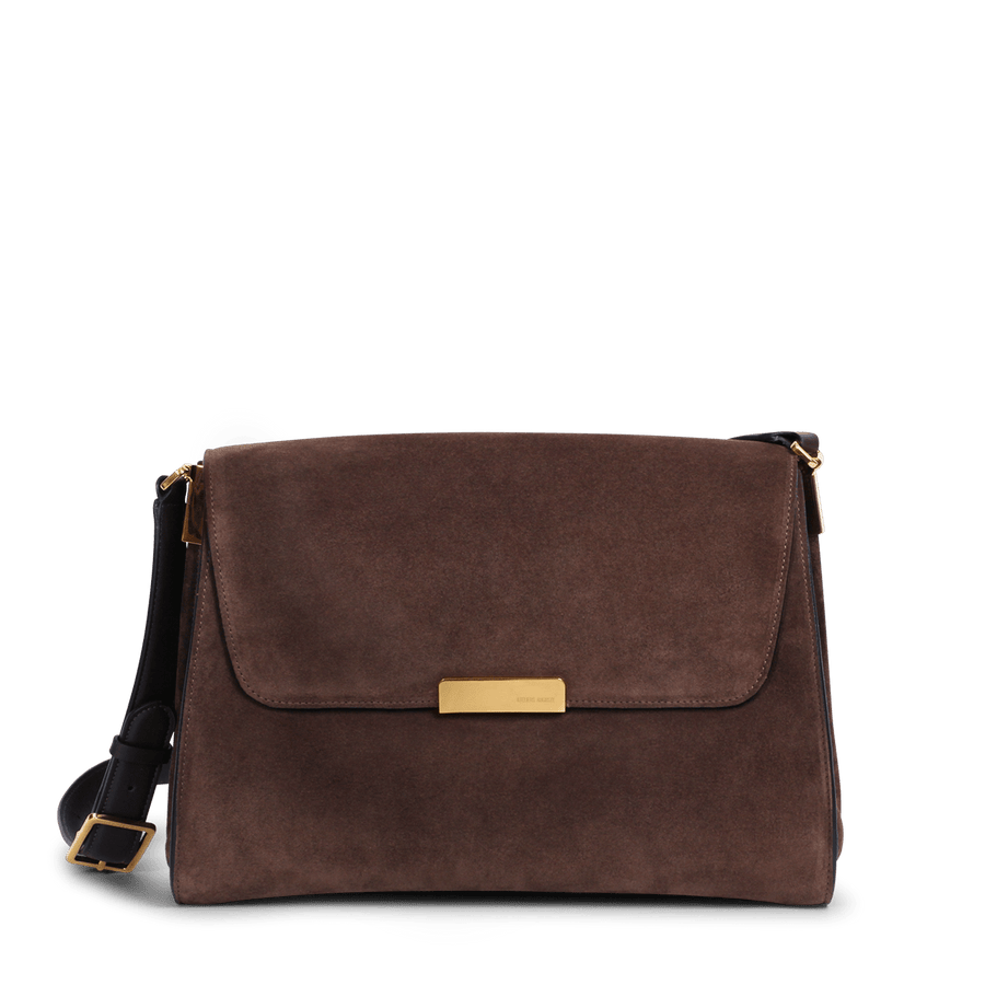 Amelot - Chocolate Suede Leather – Ateliers Auguste