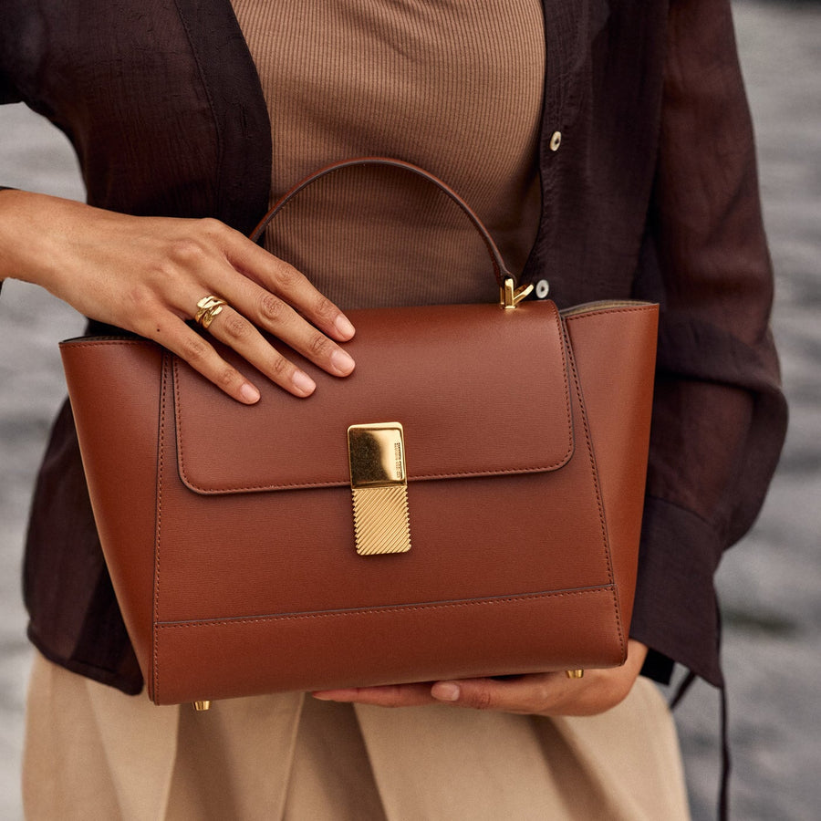 Marly Gold Edition - Cuir Box Camel Ateliers Auguste