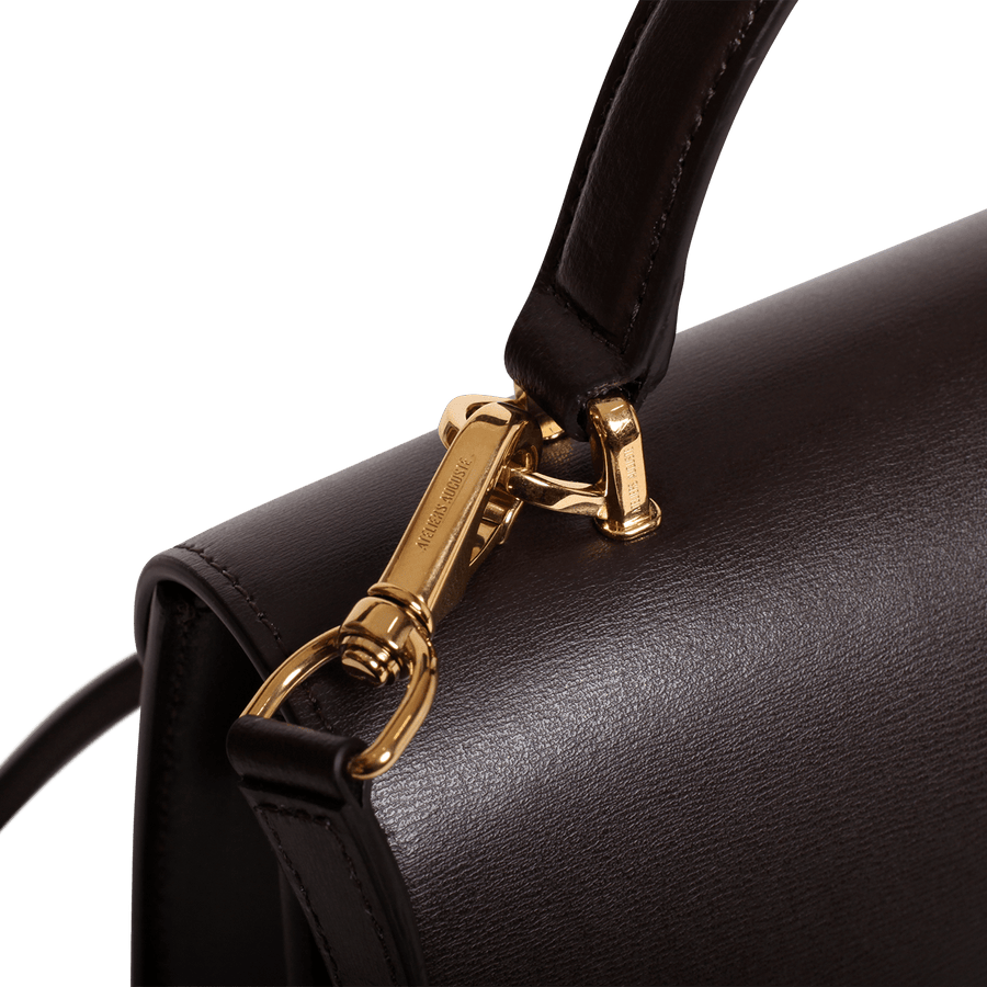 Capucine Gold Edition - Cuir Box Chocolat Ateliers Auguste