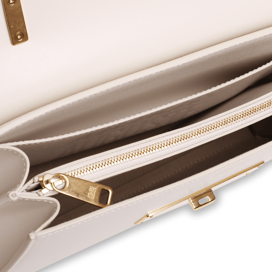 Capucine Gold Edition - Cuir Box Blanc Cassé Ateliers Auguste