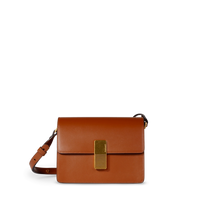 Gabriel Crossbody Bag - Tan Box Leather – Ateliers Auguste