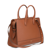 Grand Madame Handbag - Tan Saffiano Leather – Ateliers Auguste