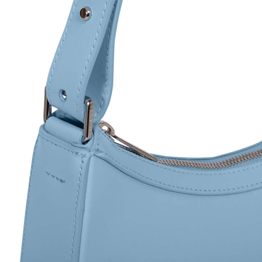 Marceau Silver Edition - Cuir Box Bleu Clair Ateliers Auguste