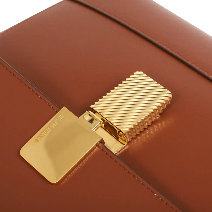 Mini Marly Gold Edition - Cuir Box Camel - Ateliers Auguste Mini Marly Gold Edition - Cuir Box Camel - Ateliers Auguste