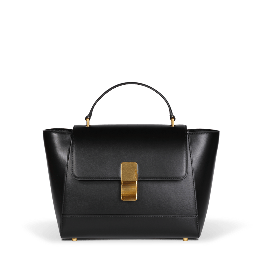 Madeleine Wallet - Black Smooth Leather – Ateliers Auguste