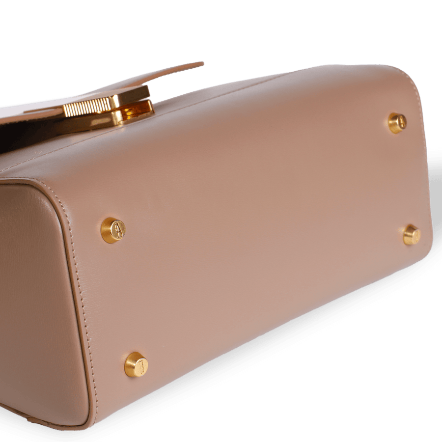 Mini Marly Gold Edition - Taupe Box Leather – Ateliers Auguste
