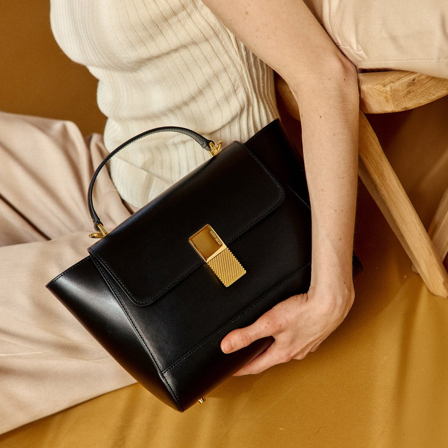 NOBLE スリングバック ミュール ブラック 23cm NOBLE スリングバック ミュール ブラック 23cm Marly Gold Edition