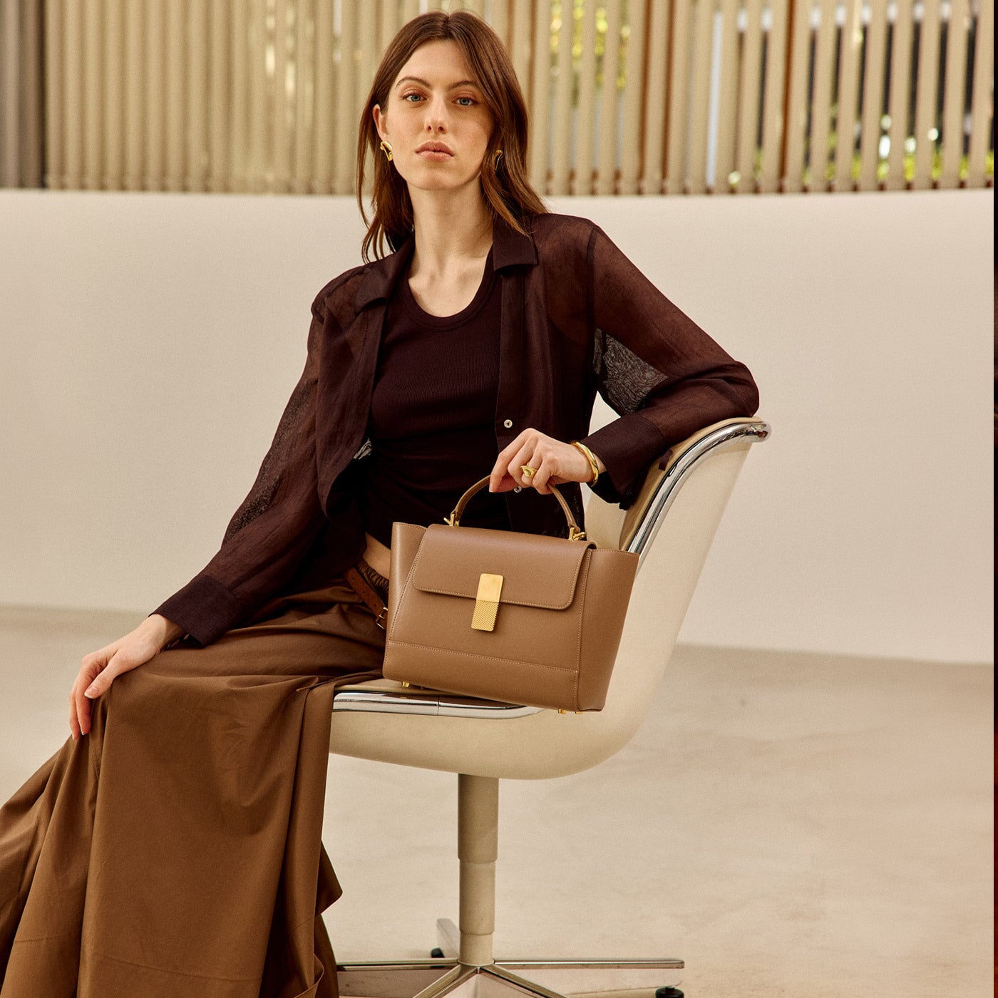 Marly Gold Edition - Taupe Box Leather – Ateliers Auguste