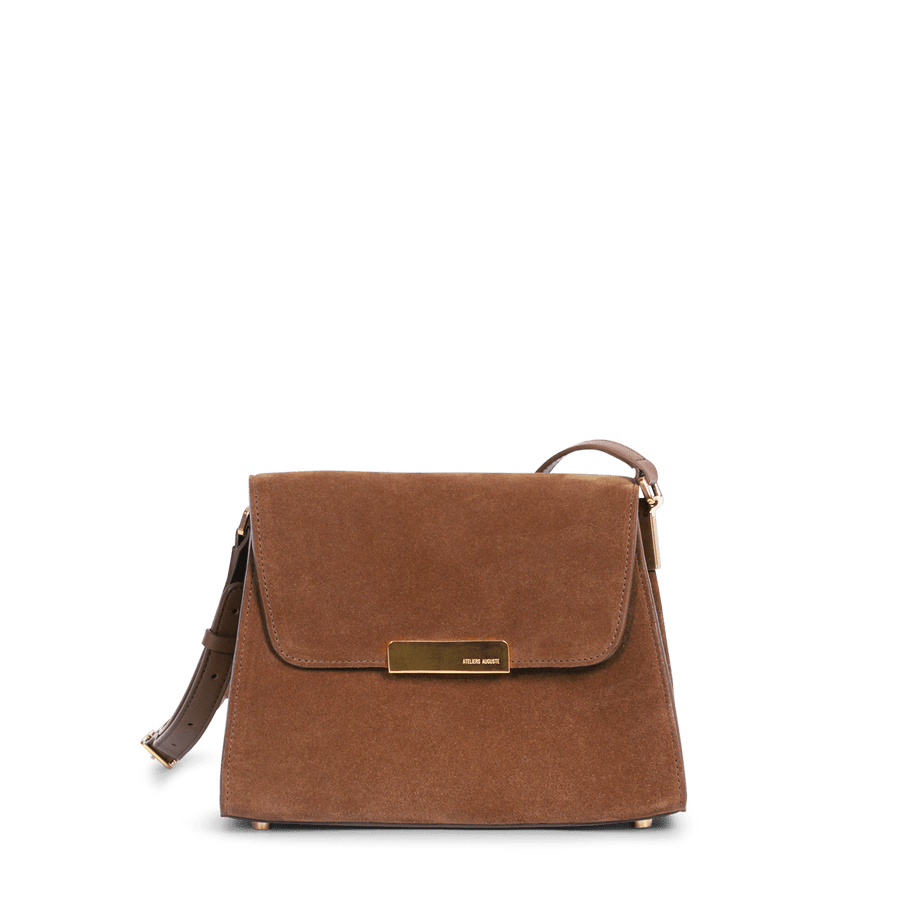 Mini Amelot - Tan Suede Leather – Ateliers Auguste
