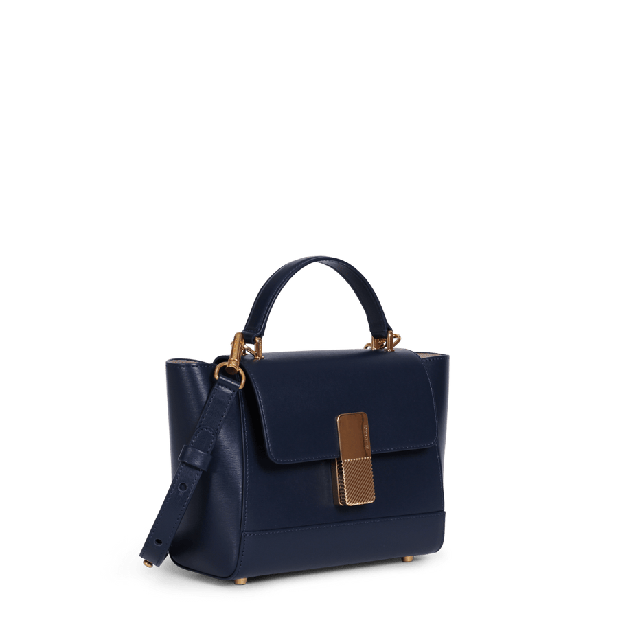 Mini Marly Gold Edition - Cuir Box Marine Ateliers Auguste