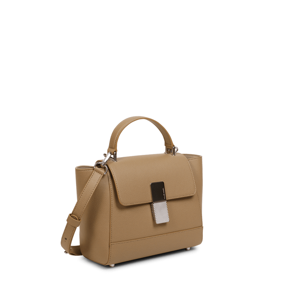 Mini Marly Silver Edition - Cuir Grainé Cappuccino Ateliers Auguste