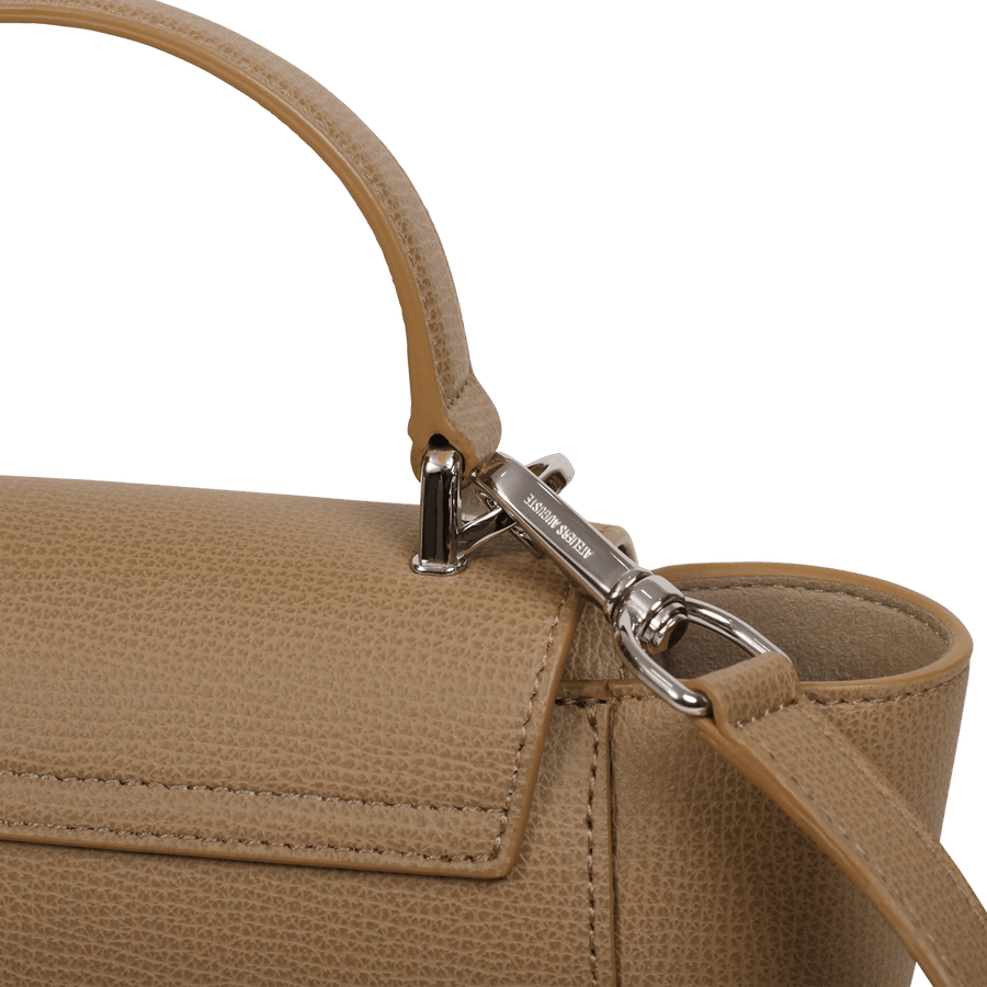 Mini Marly Silver Edition - Cuir Grainé Cappuccino Ateliers Auguste