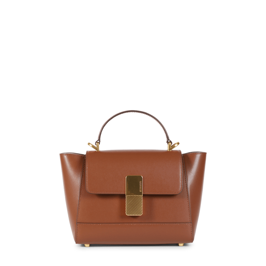 Mini Marly Gold Edition - Cuir Box Camel Ateliers Auguste