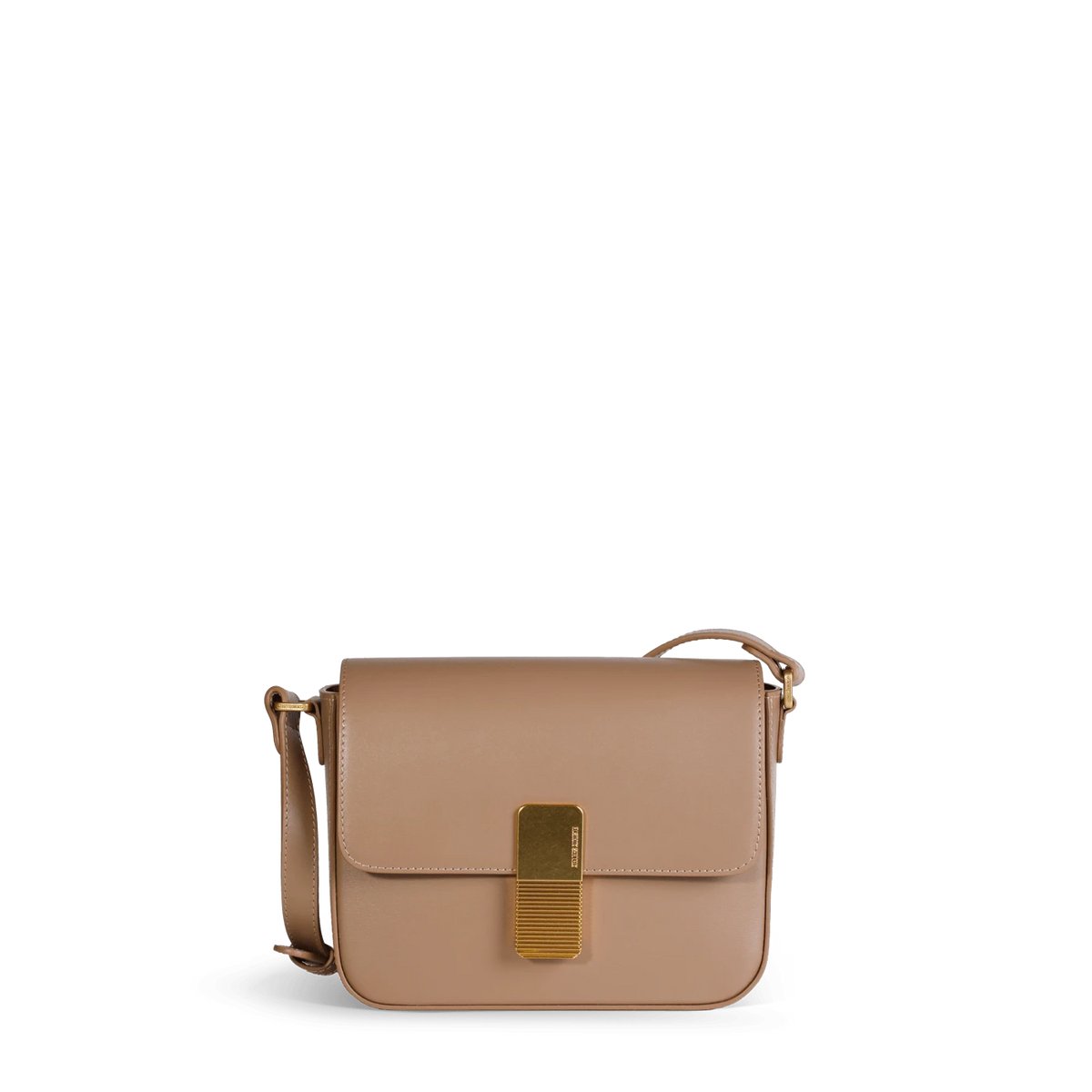 Mini Monceau Gold Edition - Taupe Box Leather – Ateliers Auguste