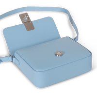 Mini Monceau Silver Edition - Light Blue Box Leather – Ateliers