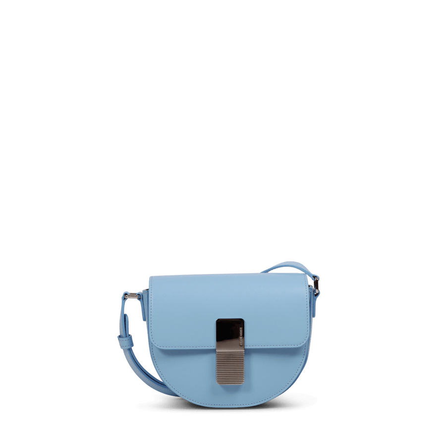 Mini Sully Silver Edition - Cuir Box Bleu Clair Ateliers Auguste