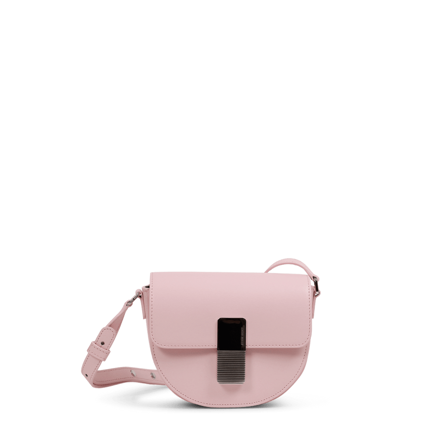 Mini Sully Silver Edition - Cuir Box Rose Pâle Ateliers Auguste