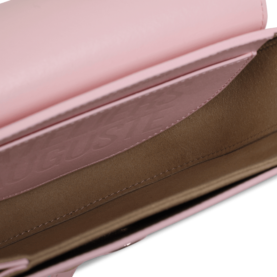 Mini Sully Silver Edition - Cuir Box Rose Pâle Ateliers Auguste