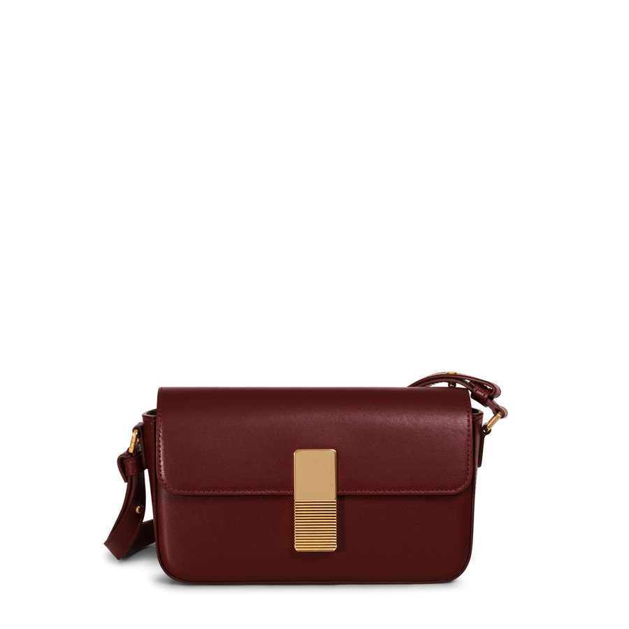 Monceau Baguette Gold Edition - Cuir Box Bordeaux Ateliers Auguste