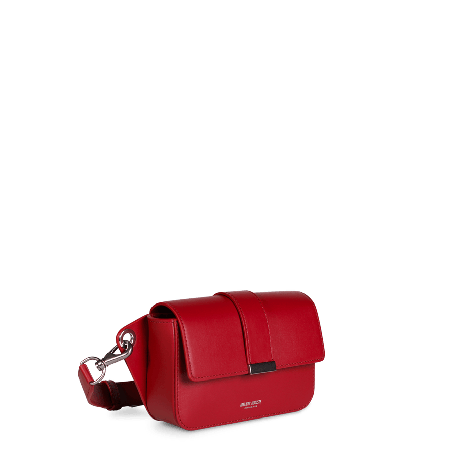 Roquette Silver Edition - Cuir Lisse Rouge Ateliers Auguste