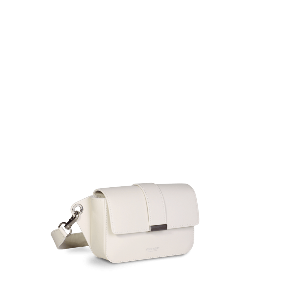 Roquette Silver Edition - Cuir Lisse Blanc Cassé Ateliers Auguste
