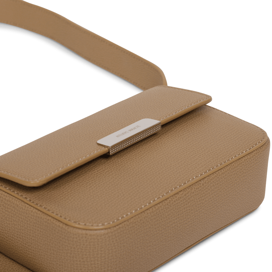 Roquette Silver Edition - Cuir Grainé Cappuccino Ateliers Auguste