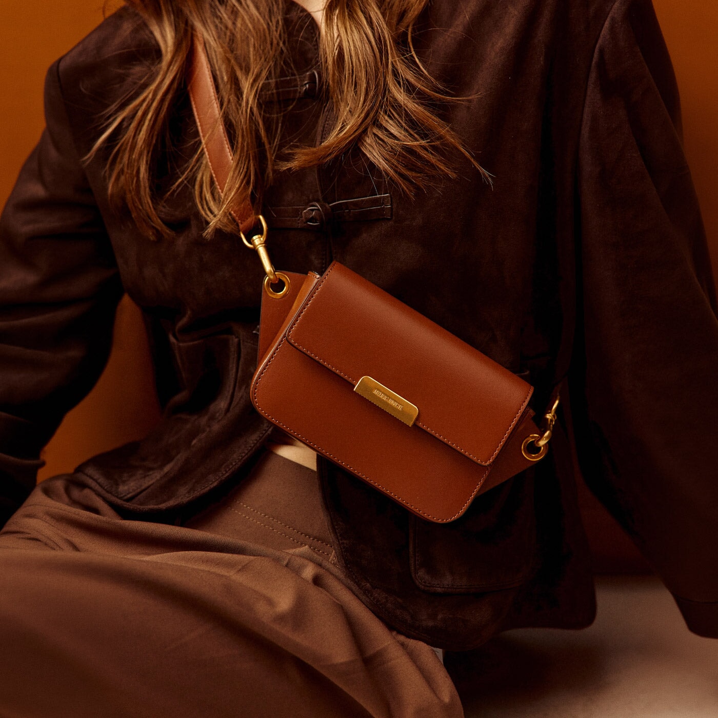 Roquette Belt Bag - Tan Box Leather – Ateliers Auguste