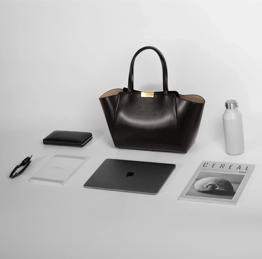Sévigné Tote - Tan Box Leather – Ateliers Auguste Sévigné Tote - Tan Box Leather – Ateliers Auguste
