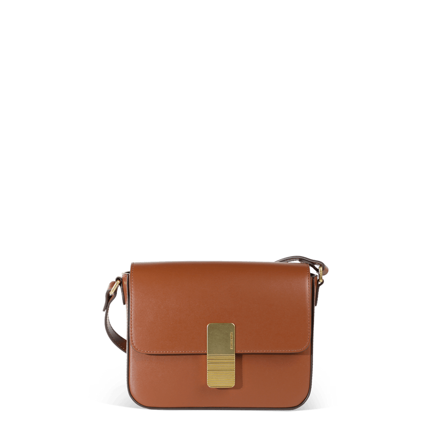 Mini Monceau Gold Edition - Tan Box Leather – Ateliers Auguste