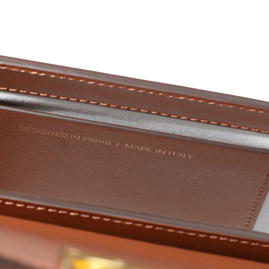 Monceau Gold Edition - Taupe Box Leather – Ateliers Auguste