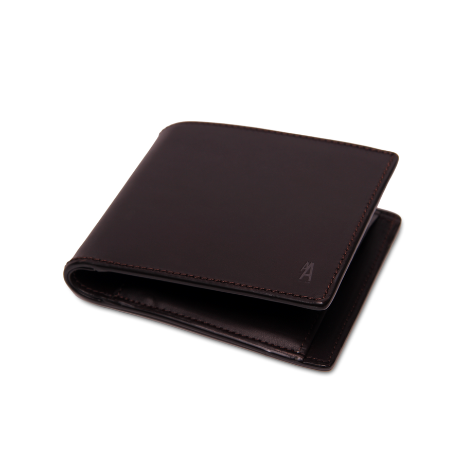 Portefeuille Richelieu - Cuir Lisse Marron Ateliers Auguste